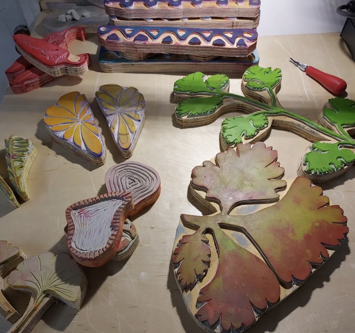 printmaking stamps